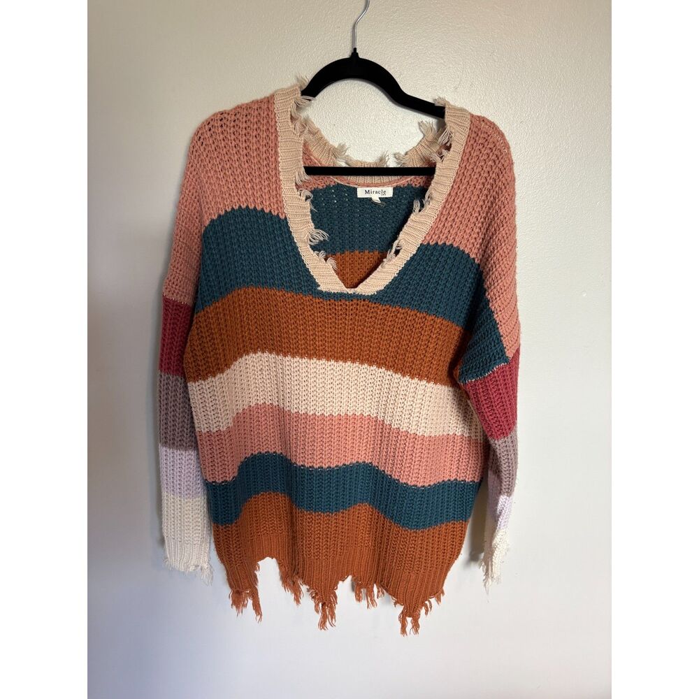 Oversized Striped Sweater